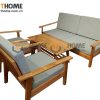 Sofa Como tay nhỏ màu tự nhiên 1.85m SFT-10SM