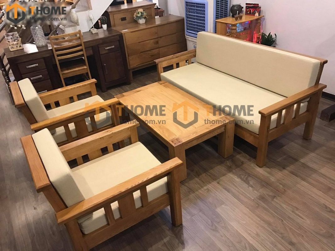 Sofa cong màu tự nhiên 1.72m SFT-01SM