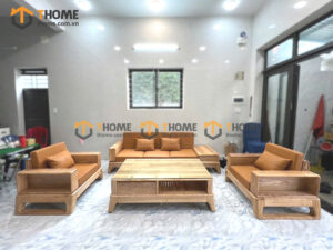 Sofa Đối Bulova Gỗ Sồi Tự Nhiên Chân Vuông Màu Tự Nhiên SFĐ-03SN