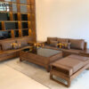 Sofa Đối Bulova Gỗ Sồi Tự Nhiên Chân Vuông Màu Óc Chó SFĐ-04SN