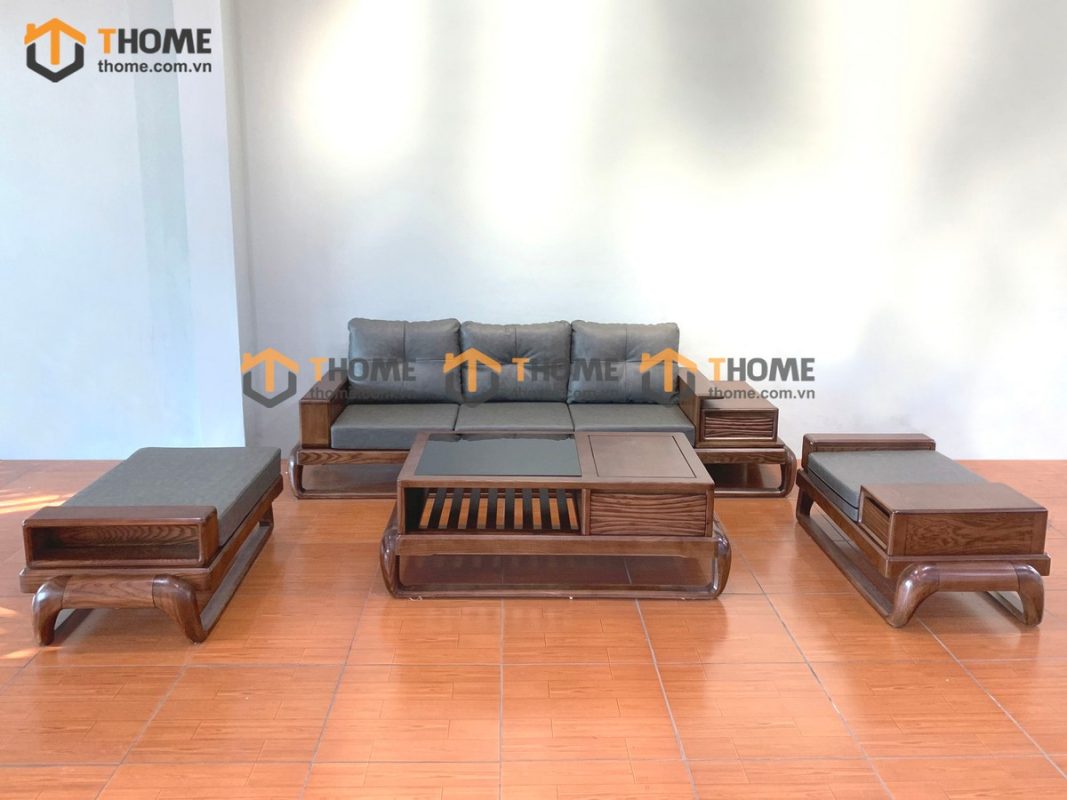 Sofa Baby-G chân đùi gà màu óc chó SFĐ-10SN