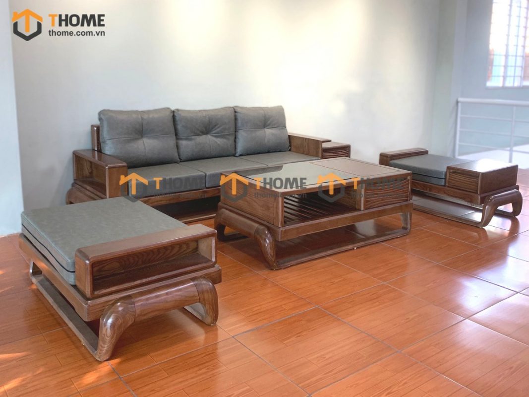Sofa Baby-G chân đùi gà màu óc chó SFĐ-10SN
