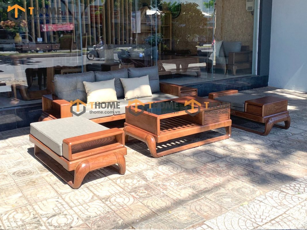 Sofa Baby-G chân đùi gà màu óc chó SFĐ-10SN