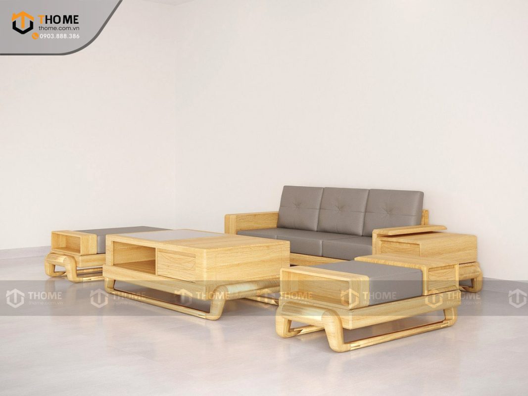 Sofa Baby-G chân đùi gà màu tự nhiên SFĐ-09SN