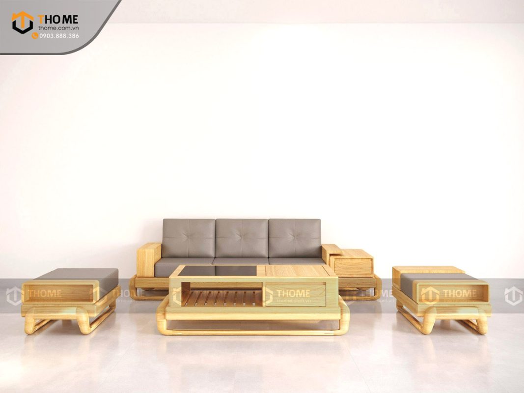 Sofa Baby-G chân đùi gà màu tự nhiên SFĐ-09SN