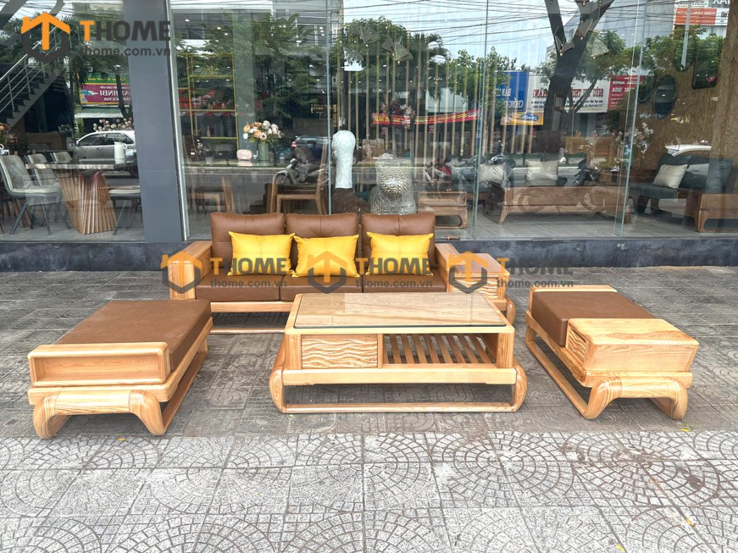 Sofa Baby-G chân đùi gà màu tự nhiên SFĐ-09SN