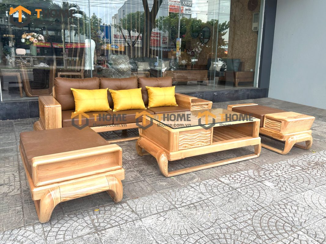 Sofa Baby-G chân đùi gà màu tự nhiên SFĐ-09SN