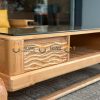Sofa Baby-G chân đùi gà màu tự nhiên SFĐ-09SN