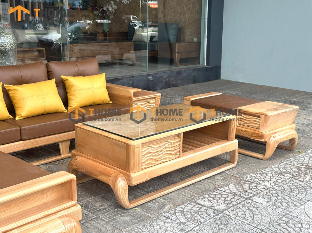 Sofa Baby-G chân đùi gà màu tự nhiên SFĐ-09SN