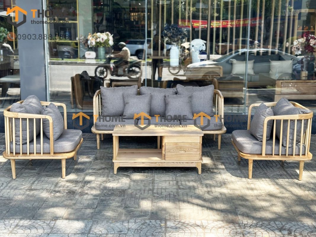 Sofa Fly có tay màu tự nhiên 1.8m SFN-05SN