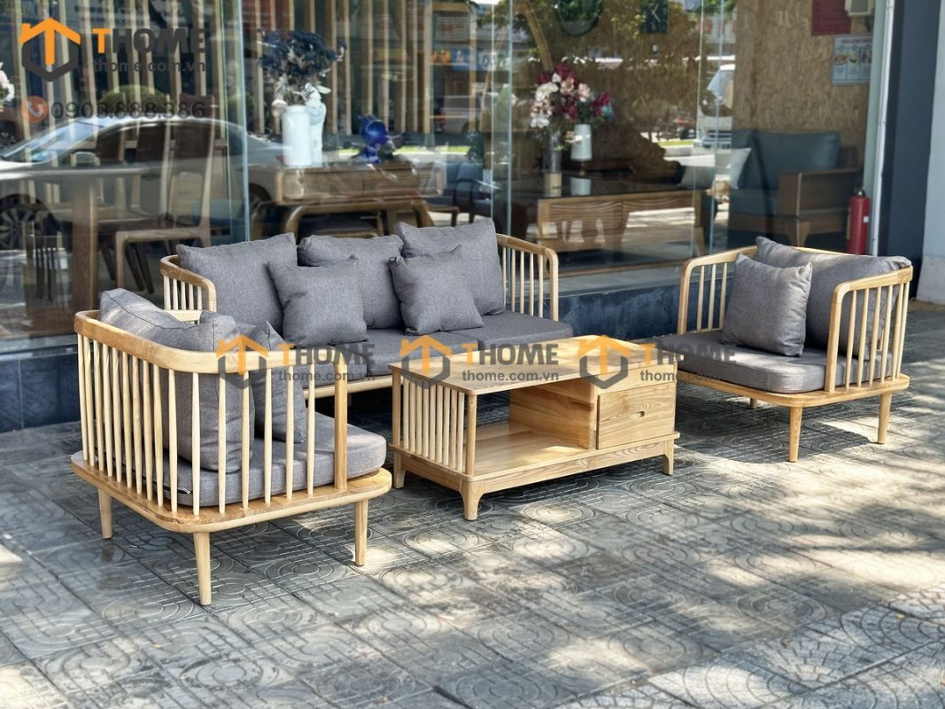 Sofa Fly có tay màu tự nhiên 1.8m SFN-05SN