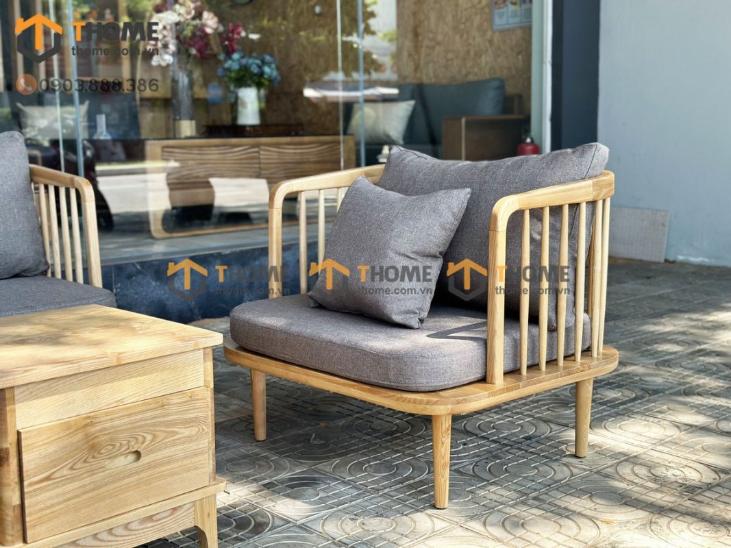 Sofa Fly có tay màu tự nhiên 1.8m SFN-05SN