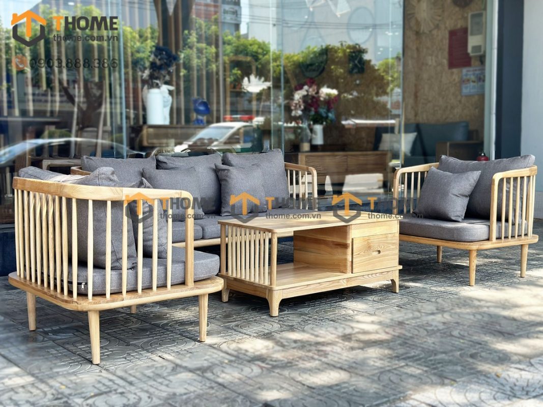 Sofa Fly có tay màu tự nhiên 1.8m SFN-05SN