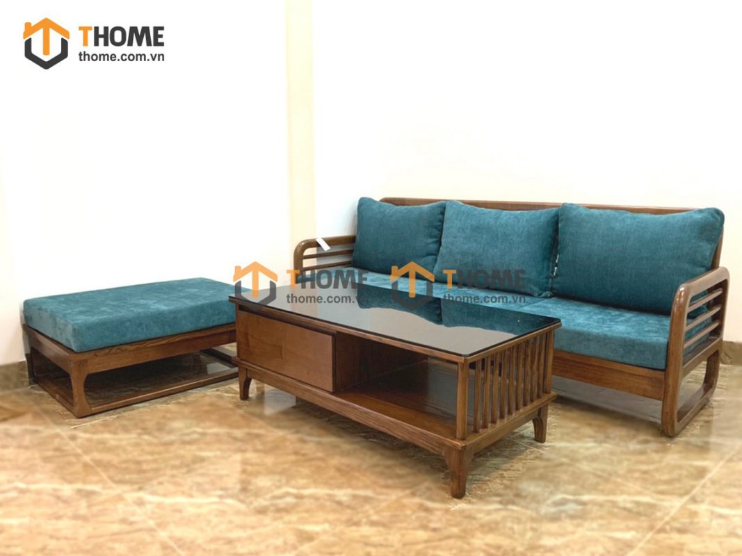 Sofa góc Mango màu óc chó SFT-06SN