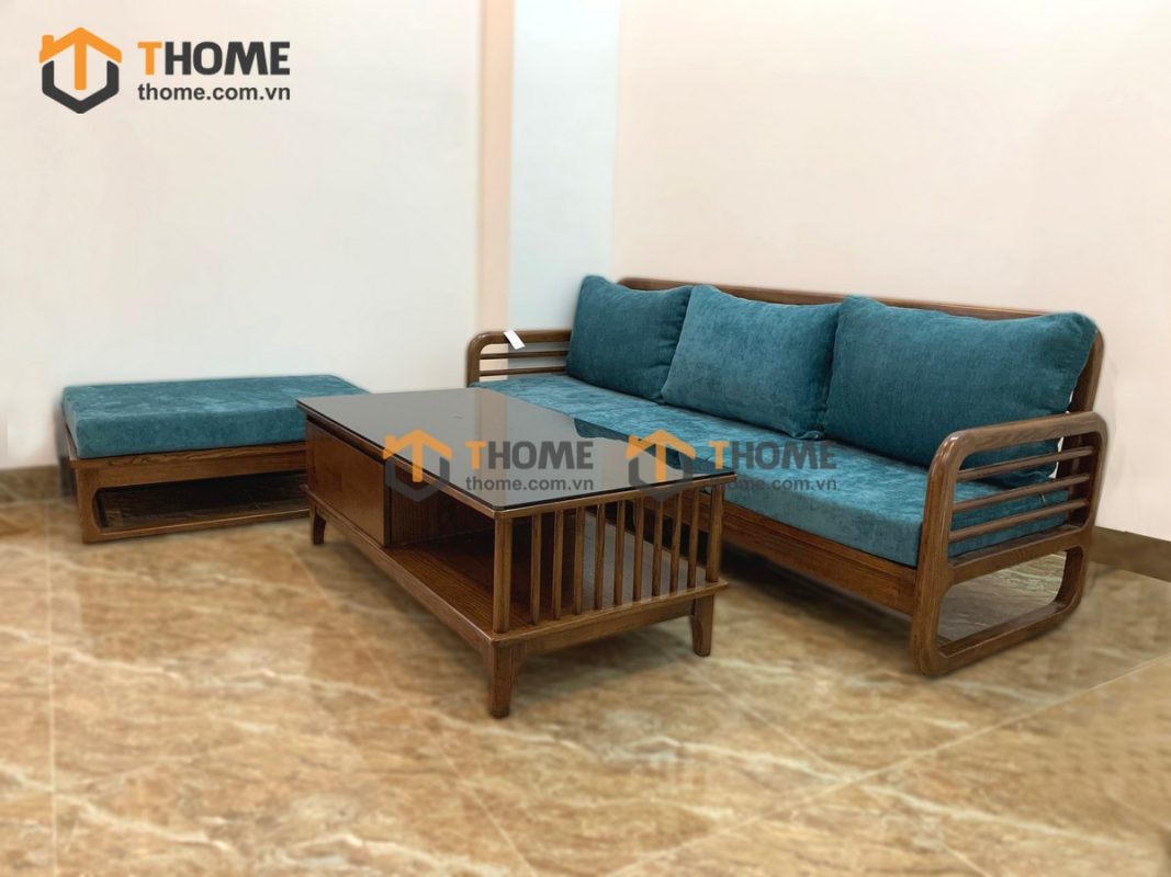 Sofa góc Mango màu óc chó SFT-06SN