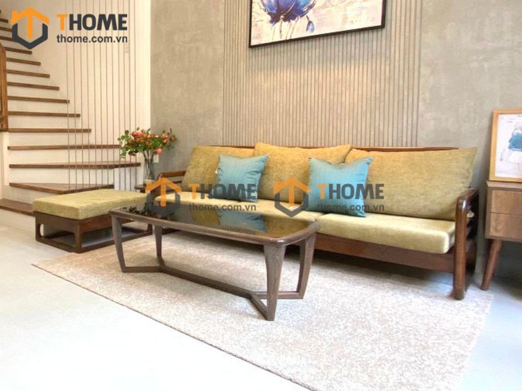 Sofa góc Mango màu óc chó SFT-06SN
