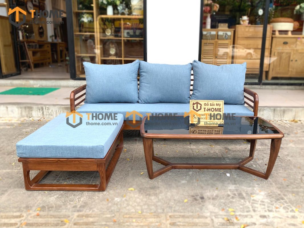 Sofa góc Mango màu óc chó SFT-06SN