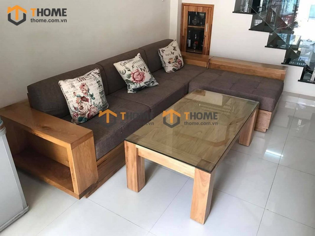 Sofa góc màu tự nhiên 2.6m SFT-03SM