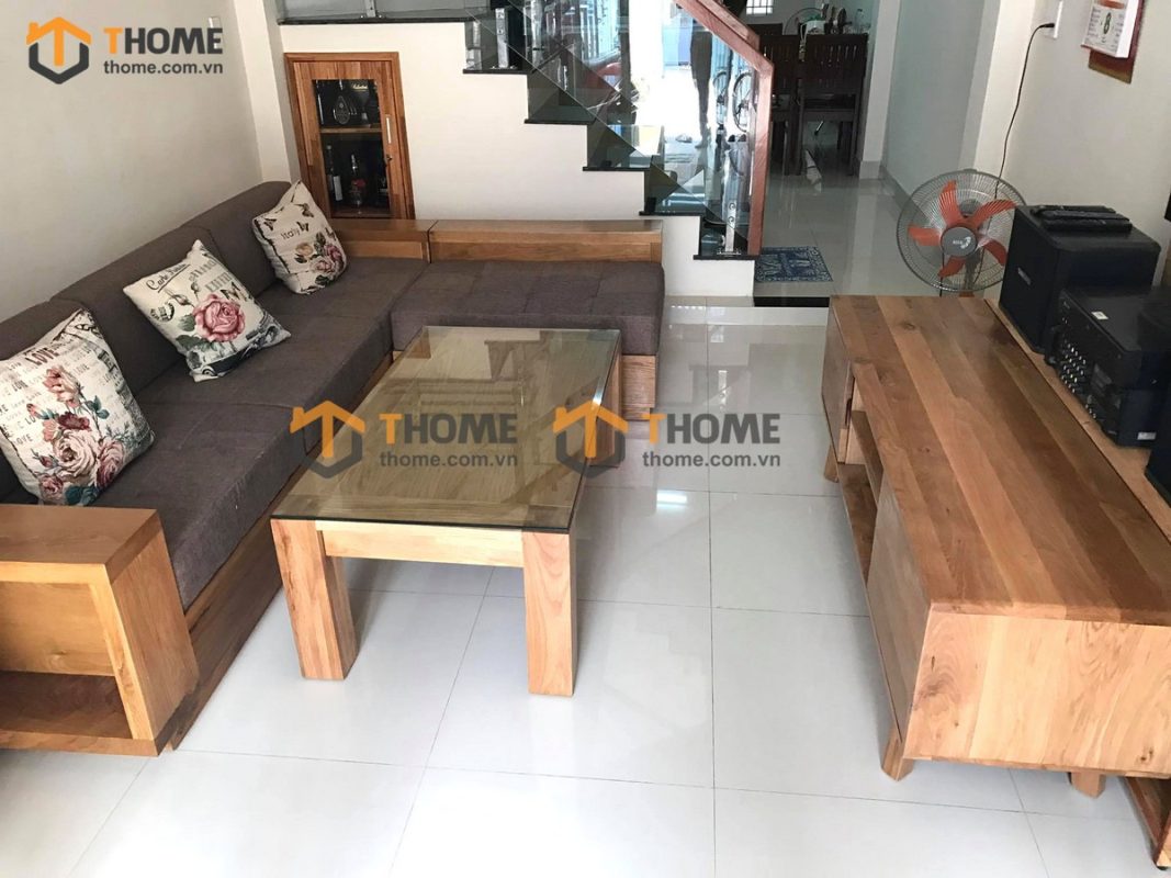 Sofa góc màu tự nhiên 2.6m SFT-03SM