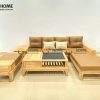 Sofa đối Bulova chân vuông màu tự nhiên SFĐ-05SN