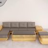 Sofa Hamilton góc chân chéo màu tự nhiên SFĐ-15SN