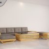 Sofa Hamilton góc chân chéo màu tự nhiên SFĐ-15SN