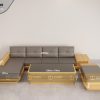Sofa Hamilton góc chân chéo màu tự nhiên SFĐ-15SN