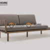 Sofa Harley Gỗ Sồi Tự Nhiên Màu Óc Chó 1.8m SFN-22SN