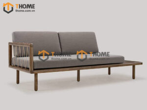 Sofa Harley Gỗ Sồi Tự Nhiên Màu Óc Chó 1.8m SFN-22SN