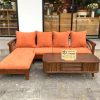 Sofa Jun góc trái màu óc chó 2.4m SFT-12SN