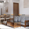Sofa Jun góc trái màu óc chó 2.4m SFT-12SN