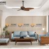 Sofa Kanta Gỗ Sồi Tự Nhiên Màu Óc Chó 2.4m SFT-21SN