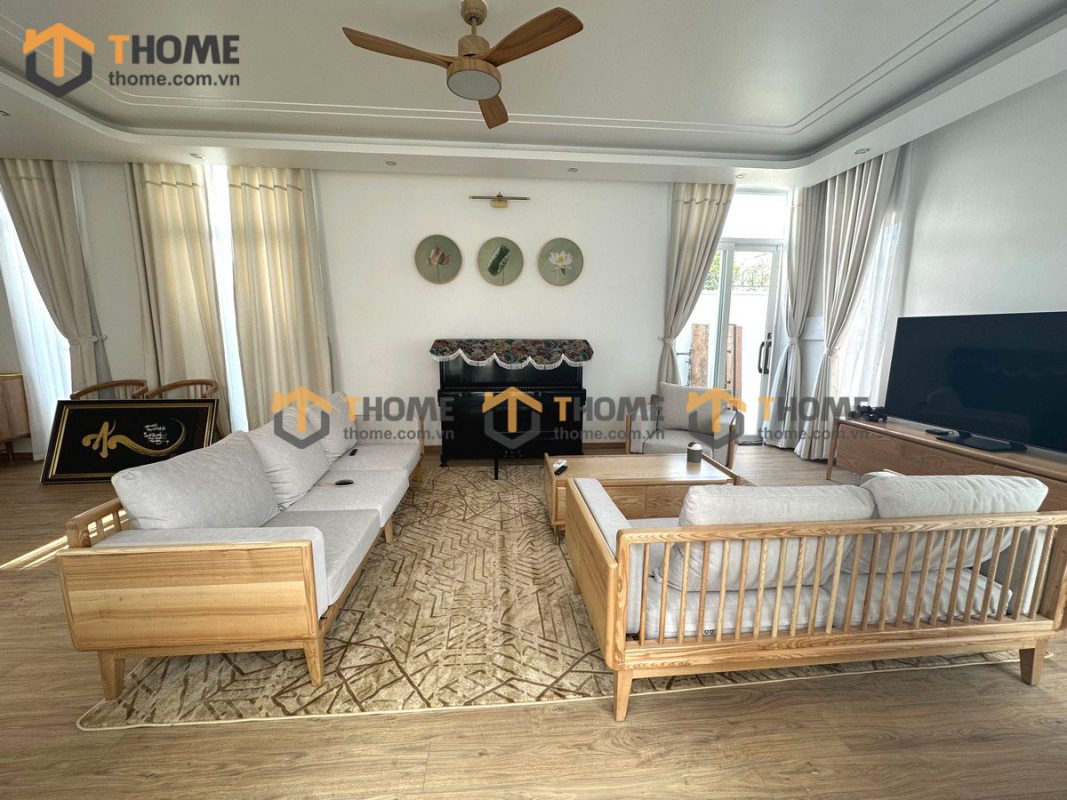 Bộ sofa Kanta màu tự nhiên 2.4m SFT-20SN