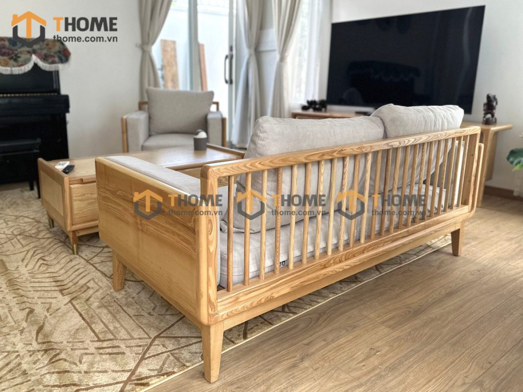 Bộ sofa Kanta màu tự nhiên 2.4m SFT-20SN