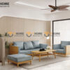 Sofa Kanta Gỗ Sồi Tự Nhiên Màu Tự Nhiên 2.4m SFT-20SN