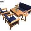 Sofa Nhật tay to màu tự nhiên 1.77m SFT-04SM