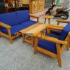 Sofa Nhật tay to màu tự nhiên 1.77m SFT-04SM