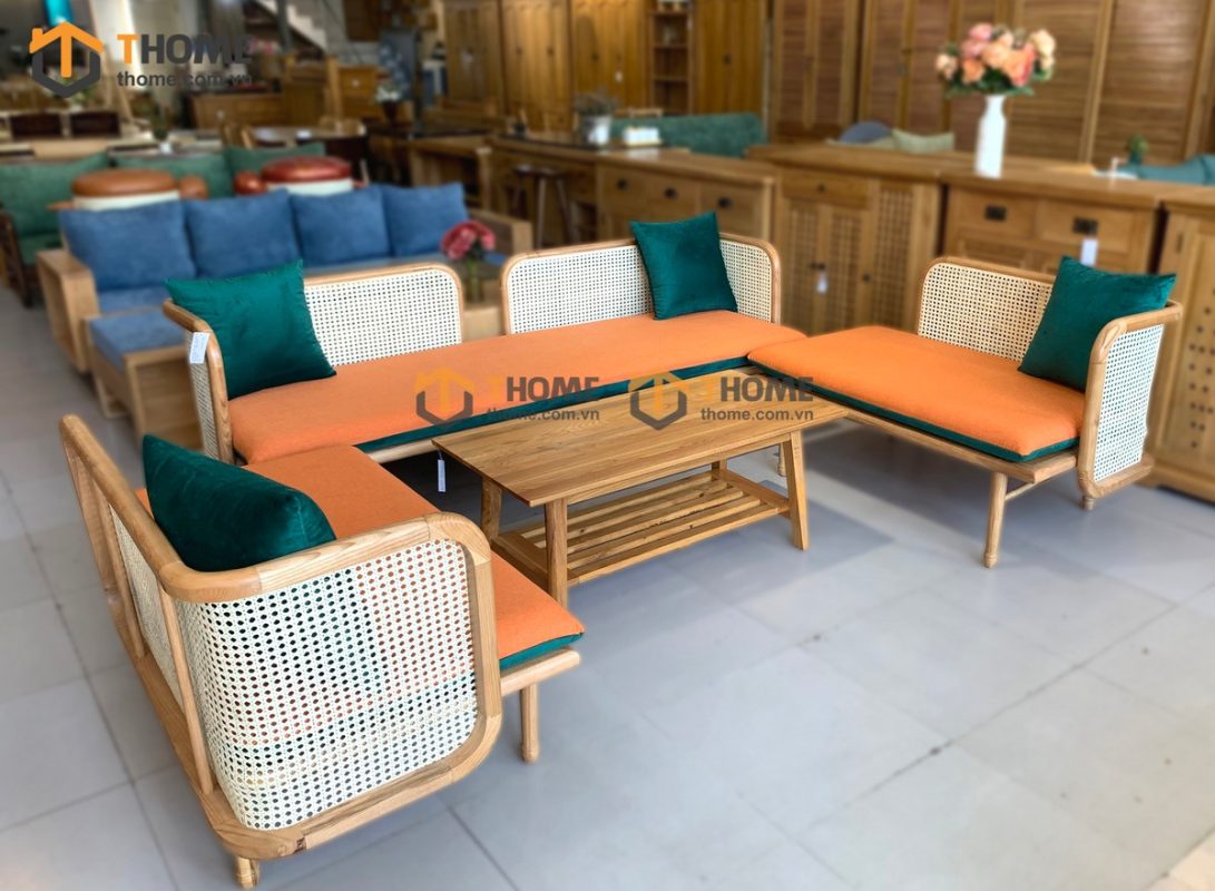 Sofa Mây Retro SFIC-02SN