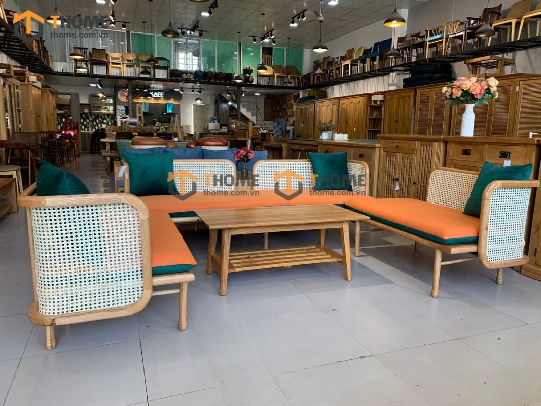 Sofa Mây Retro SFIC-02SN