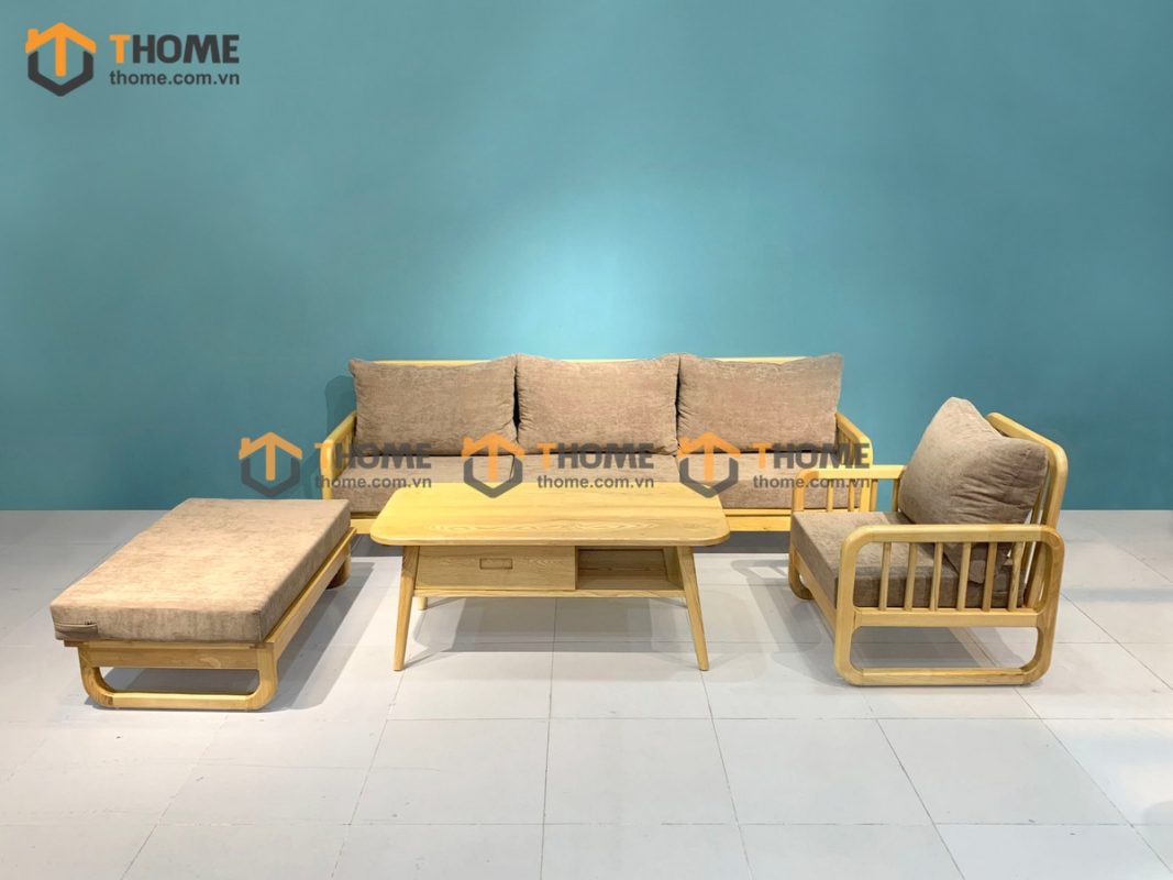 Sofa góc Merci màu tự nhiên SFT-07SN