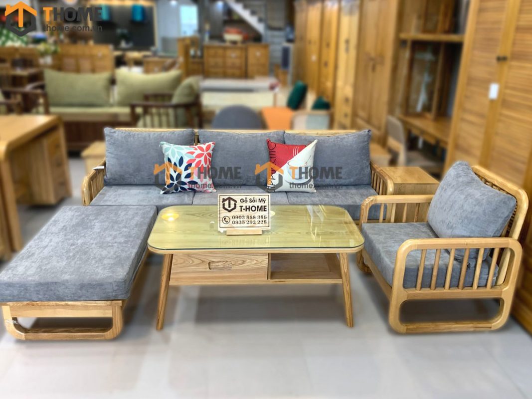 Sofa góc Merci màu tự nhiên SFT-07SN