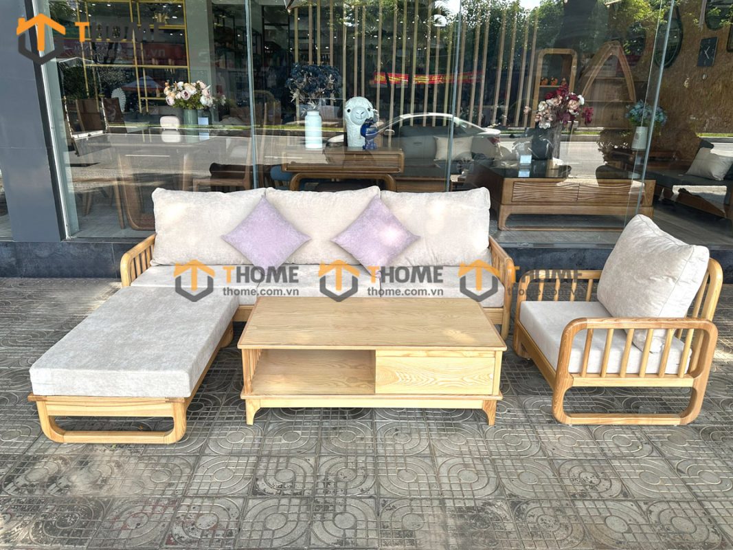 Sofa góc Merci màu tự nhiên SFT-07SN