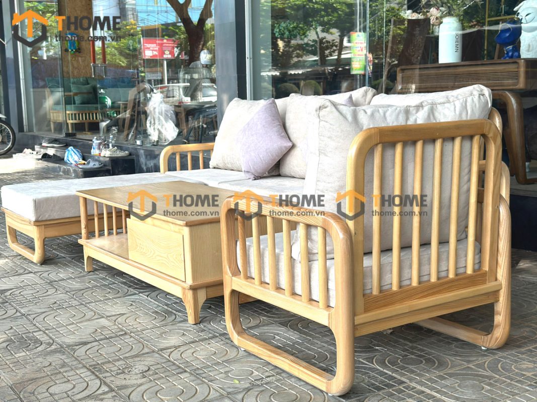 Sofa góc Merci màu tự nhiên SFT-07SN