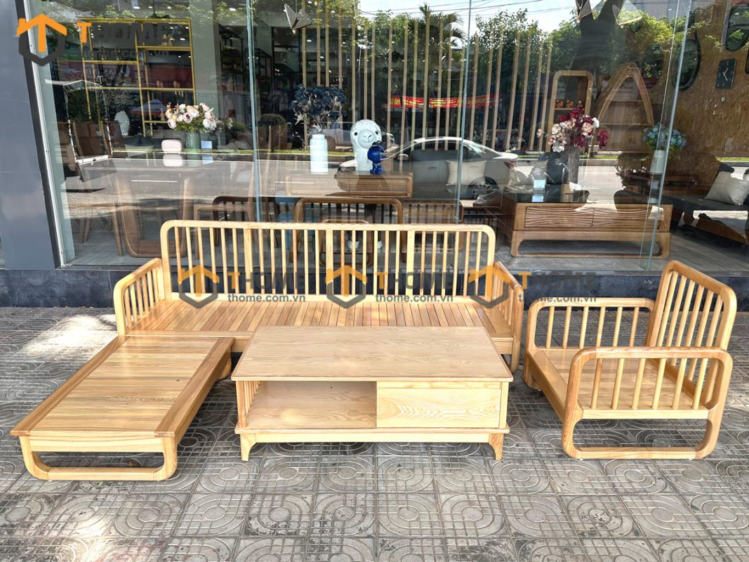 Sofa góc Merci màu tự nhiên SFT-07SN