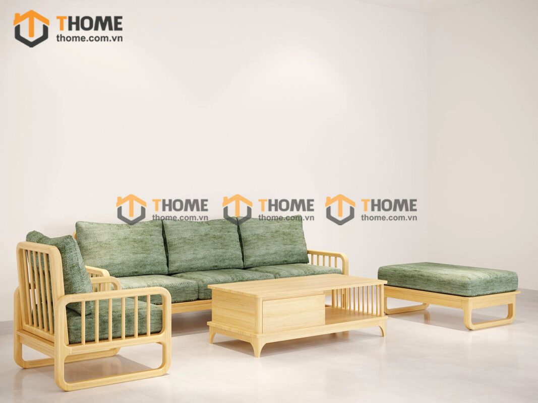 Sofa Góc Merci Gỗ Sồi Tự Nhiên Màu Tự Nhiên 2.3m SFT-07SN
