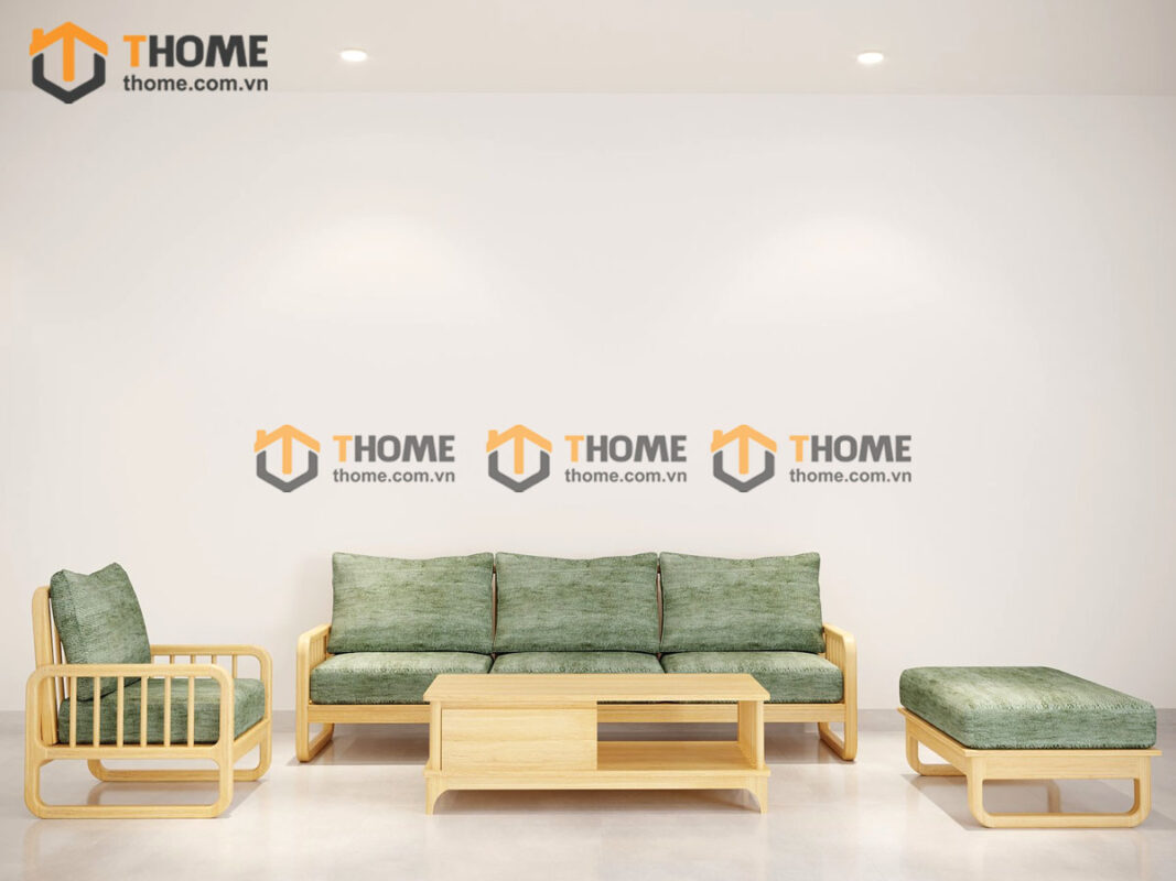 Sofa Góc Merci Gỗ Sồi Tự Nhiên Màu Tự Nhiên 2.3m SFT-07SN