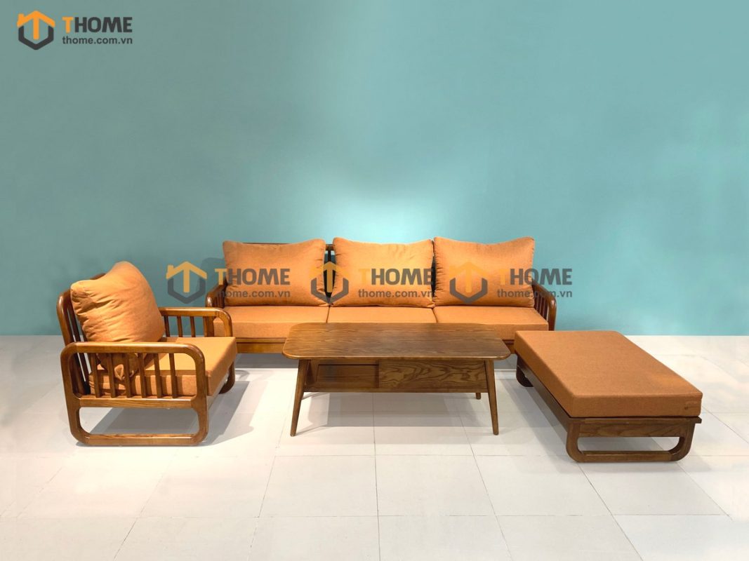 Bộ sofa Merci màu óc chó 2.3m SFT-08SN