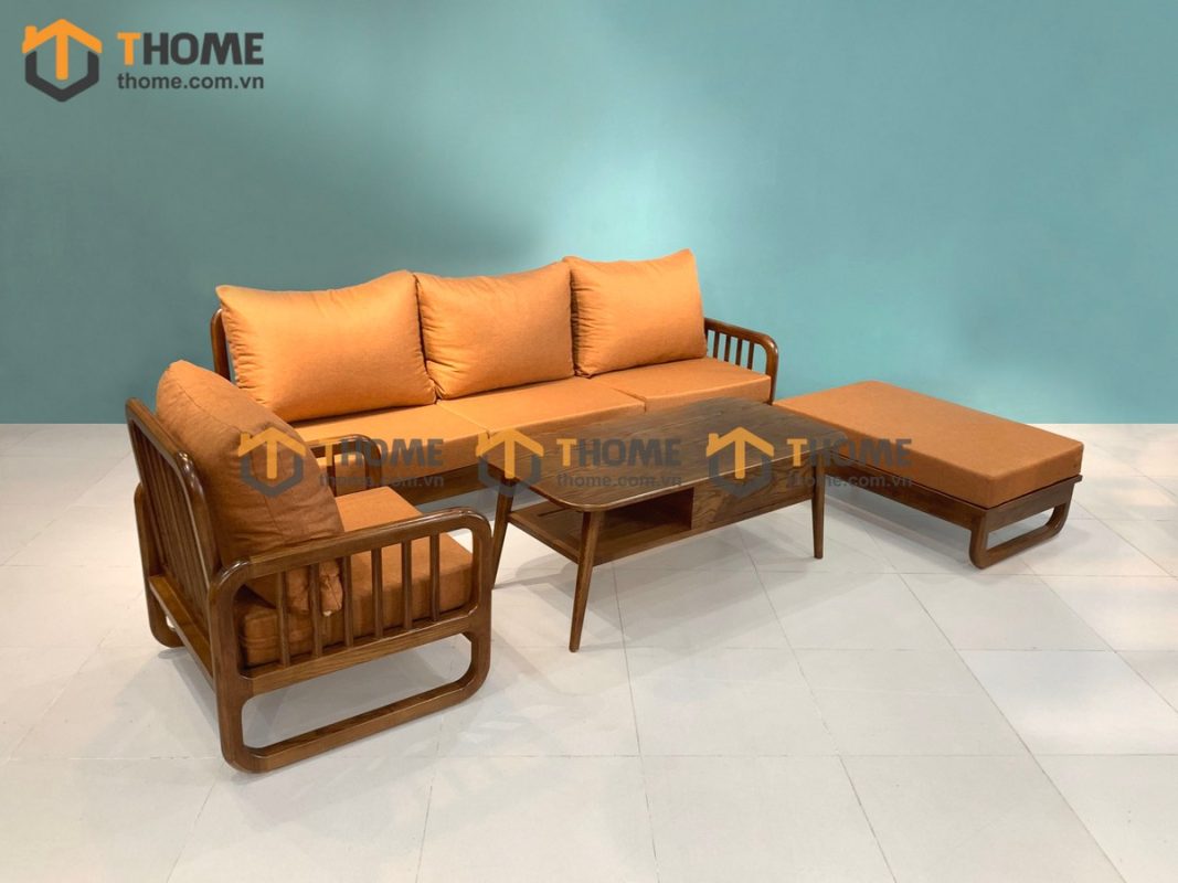 Bộ sofa Merci màu óc chó 2.3m SFT-08SN