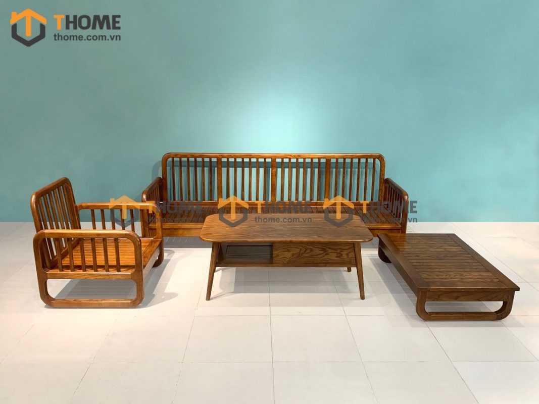 Bộ sofa Merci màu óc chó 2.3m SFT-08SN