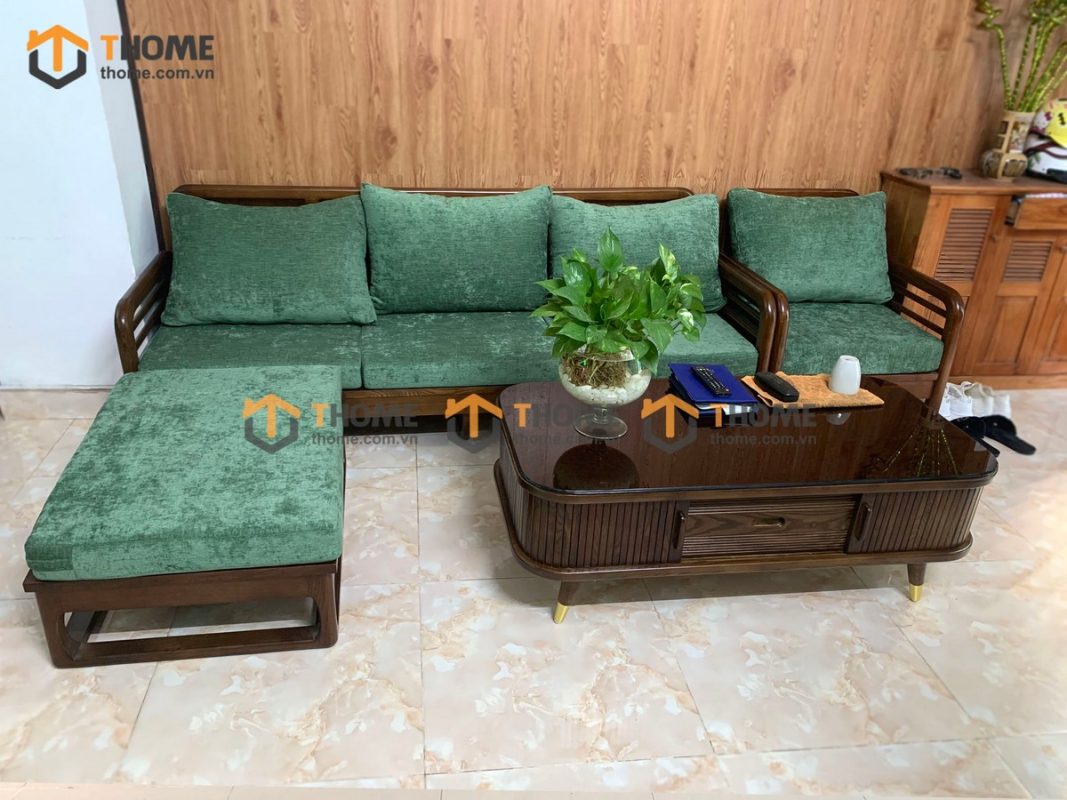 Bộ sofa Merci màu óc chó 2.3m SFT-08SN